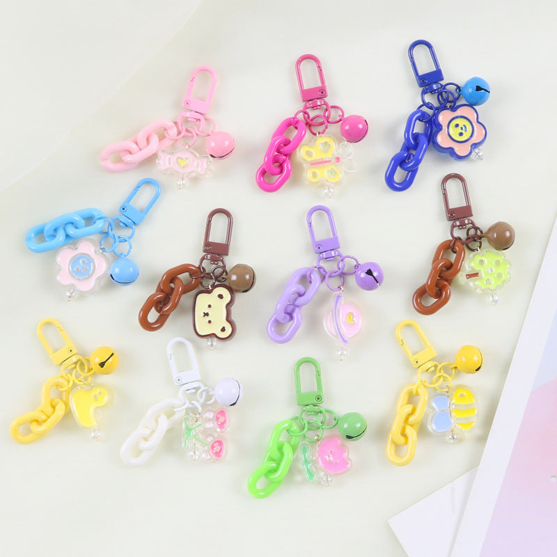 Wholesale Colorful Small Animal Acrylic Keychain